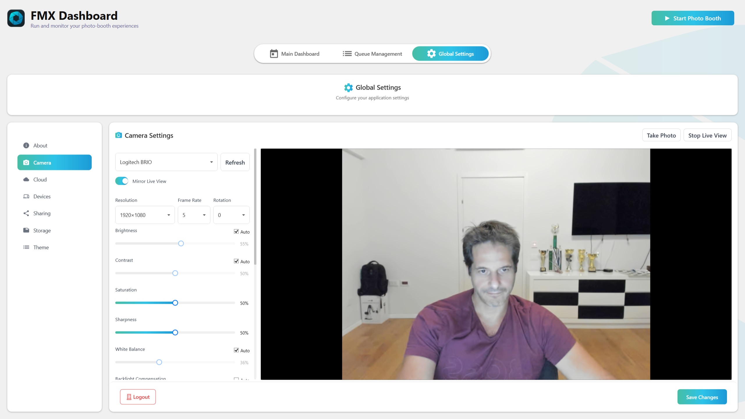 Camera Tab